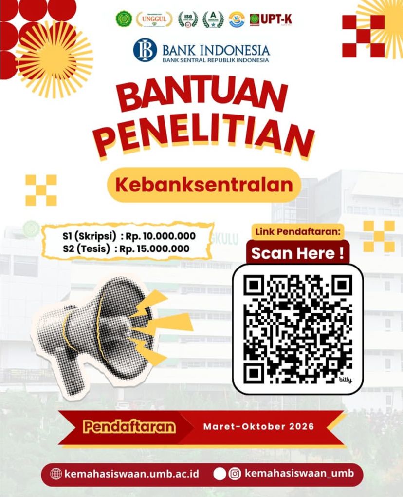 Mahasiswa UMB Berkesempatan Raih Bantuan Penelitian Kebanksentralan dari Bank Indonesia whatsapp image 2026 05 23 at 18.32.16
